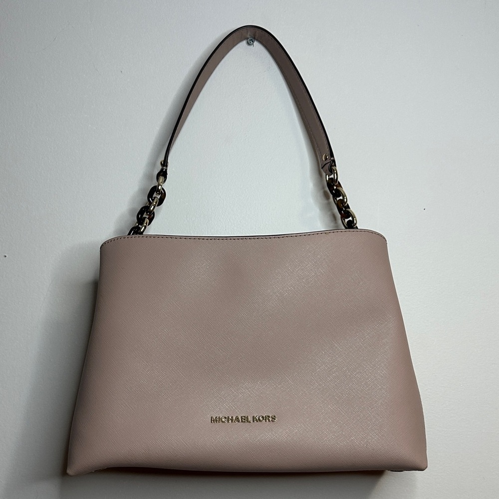 Michael Kors Beige Shoulder Bag